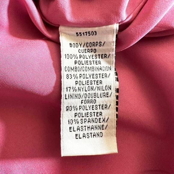 Kay Unger New Womens Caitlyn Midi Formal Dress Heather Rose Size 6 with Flaw - Picture 13 of 16